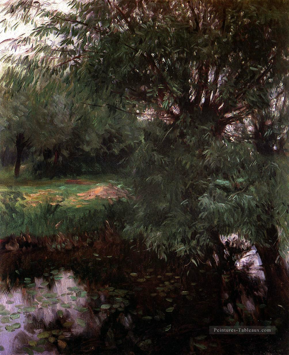 Un paysage de Backwater at Wargrave John Singer Sargent Peintures à l'huile